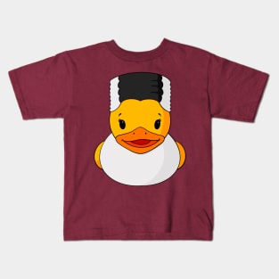 Bride of Frankenstein Rubber Duck Kids T-Shirt